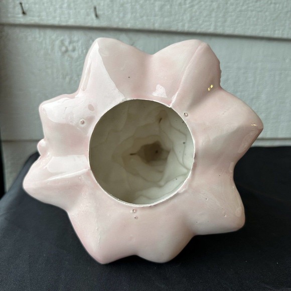 Vintage‎ Christmas Tree Mouse Pink Ceramic Mold 1987 Two Piece Presents - Picture 9 of 16